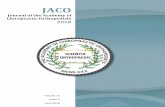 JACO - ianmmedicine.org · A female patient with lumbopelvic and genital pain responded favorably to flexion-distraction spinal manipulation and home exercise. A follow-up phone call