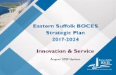 Eastern Suffolk BOCES Strategic Plan 2017-2024 Innovation ... · new millennium of change and improvement. Now in the 2020-21 school year, we are continuing our strategies, based