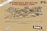 Variable Damage For Fenris 2d6 - Busy Game Master · 2018. 12. 24. · Fenris 2d6 Optional Variable Damage Calculation Errata[PI] By Gregory B. MacKenzie ©2013 Fenris 2d6 uses 1d6