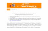 MANUAL PLUGIN MIPAQUETE.COM PARA WORDPRESS Shipping ...mipaquete.com/app/instructivo-plugin.pdf · Realiza el anterior procedimiento para cada uno de tus productos, así el plugin