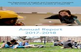 Annual Report 2017-2018...Sarah Boyd Bland Simpson Receives North Carolina Humanities Council’s Highest Honor The North Carolina Humanities Council awarded Bland Simpson the 2017