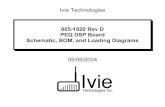 Ivie TechnologiesIvie Technologies 005-1820 Rev D PEQ DSP Board Schematic, BOM, and Loading Diagrams 05/06/2004