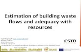 Estimation of building waste flows and adequacy with resources · 2019. 2. 27. · Estimation of building waste flows and adequacy with resources Ingrid Bergogne*, ... - We obtained