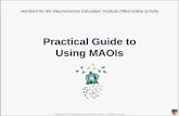 Practical Guide to Using MAOIs - Psyche DeliMAOI with anything that boosts NE because this can raise blood pressure. Some cold medications also inhibit 5HT reuptake; you should completely