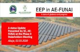 EEP in AE-FUNAI · About AE-FUNAI •Alex Ekwueme Federal University Ndufu-Alike (AE-FUNAI) is a young federal institution, established 9 years ago, 2011 •It has a student and staff