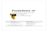 PortaSens - Fondriest · 2018. 7. 30. · PortaSens III Portable Gas Leak Detector, Model D16 Operation and Maintenance Manual Rev-A Feb 2018 - 11 - INTRODUCTION D16 PortaSens III