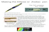 Making the Ellipse or Zodiac pen - Exotic Blanks Zodiac...Making the Ellipse or Zodiac pen The kit contains ALL THIS: Start by taking the brass tube out. Now, take your pen blank and
