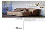 CÉLINE - Flou · 2017. 11. 6. · Céline, roomy, deep and cozy, is an armchair–chaise longue that can be rapidly transformed into a comfortable single bed (mattress size 90x200