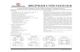 Push-Pull Output Sub-Microamp Comparators Data Sheet · 2020. 2. 28. · Push-Pull Output Sub-Microamp Comparators. MCP6541/1R/1U/2/3/4 DS20001696K-page 2 2019-2020 Microchip Technology