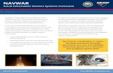 Public Scoping Meeting Fact Sheets - NAVWAR...NAVWAR Naval Inormation Warare Sytem Comman Navy OTC Revitalization EIS 1 NAVWAR is responsible for providing the critical networks, sensors,