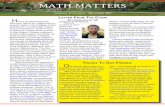 math matters · 2017. 12. 18. · math matters CORNELL UNIVERSITY DECEMBER 2017 Letter From the Chair o Ravi Ramakrishna ravi ramakrishna ’88 thanks to our Friends ere’s an interesting