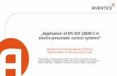 „Application of EN ISO 13849 1 in electro -pneumatic control systems“ · 2018. 9. 21. · „Application of EN ISO 13849‐1 in electro -pneumatic control systems“ Hazards and