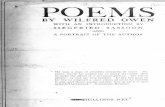 Poems...amongWilfredOwen'spapers. vu CONTENTS IntroductionbySiegfriedSassoon,v Preface,vii StrangeMeeting,i GreaterLove,3 ApologiaproPoemateMeo,4 TheShow,6 MentalCases,8 ParableoftheOldMenandtheYoung,9