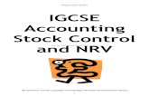 Prepared by D. El-Hoss IGCSE Accounting Stock Control and NRV · 2019. 8. 30. · On 1 January 2015 three months' rates, totalling $900, were prepaid. On the same date four months'