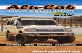 ULTIMATE OVERLAND PRODUCTS · 2020. 3. 4. · Alu-Cab ‘Ultimate Overland Products’ are now available ... LADDER EXTENSION $145 2.6M TELESCOPIC LADDER $99 5 All prices quoted do