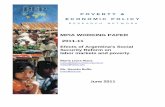 MPIA WORKING PAPER 2011-11 - COnnecting REpositories · 2017. 5. 5. · MPIA WORKING PAPER 2011-11 Efects of Argentina's Social Security Reform on labor markets and poverty. Maria