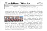 Meridian Home · 2020. 5. 12. · Meridian Winds Meridian Winds Newsletter August 2002 Musical Director ... march Begone Dull Care (Pike) and The National Anthem (Jacob). The concert