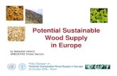 Potential Sustainable Wood Supply in Europe...Potential Sustainable Wood Supply in Europe Policy Dialogue on Potential Sustainable Wood Supply in Europe 22 October 2008 – Rome by