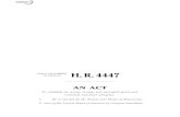 H. R. 4447 - Congress...116TH CONGRESS 2D SESSION H. R. 4447 AN ACT To establish an energy storage and microgrid grant and technical assistance program. 1 Be it enacted by the Senate