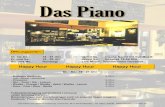 Das Piano / Pianobar - Happy Hour Happy Hour Happy Hour · 2020. 2. 16. · Das Piano (Inh.Stefanie Driehorst), Frauenstr. 46 in 48143 Münster, Tel. 0251 / 43246, Cocktails und Longdrinks: