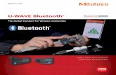 Bulletin No. 2230 · U-WAVE Bluetooth ® The new U-Wave Bluetooth transmitter features: • Now utilizes the popular Bluetooth 4.2 Low Energy Wireless Technology. • This new Bluetooth