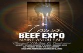 2020 IOWA BEEF EXPO 44th Maine-Anjou Sale...Doug & Diane Sampson 63329 210th St. Nevada, IA 50201 515-460-4378 ddtacsampson@gmail.com Crall Show Cattle John & Jordan Crall 2143 679th