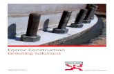 Fosroc Construction Grouting Solutions · 2017. 6. 29. · Fosroc Conbextra grouts add precision to both site cast and precast concrete structures. Class leading handling and dependable