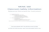 MCML 160 Classroom Safety Information€¦ · MCML 160 Classroom Safety Information page 1 Dec 10, 2020. COVID-19 Building Summary . COVID-19 Building Safety Plan Summary . UBC is