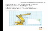 Evaluation of Industrial Robot Mechanical Systems for ...1381168/FULLTEXT01.pdf · Stiffness Based Global Indices for Structural Evaluation of Anthropomorphic Manipulators. In ISR/Robotik