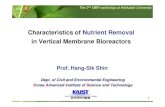 Characteristics of Nutrient Removal in Vertical Membrane ......1 The 2nd MBR workshop at Hokkaido University Characteristics of Nutrient Removal in Vertical Membrane Bioreactors Prof.
