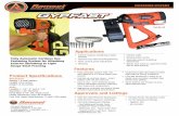 FASTENING SYSTEMS - Ramset · LD114 Lath Disc - 1-1/4” 1000 LD100 Lath Disc - 1” 1000 405176 Battery 1 TFUEL Fuel Cell 12 7505142 Battery Charger 1 and Techniques use and safety.