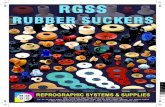 RUBBER SUCKERS · 2008. 12. 1. · RG7550 CODE NAME THICKNESS ØOUTSIDE ØINSIDE 0.5mm O.8mm 1.Omm 1.5 mm 2.Omm 1.0-1.5mm 28mm 28mm 28mm 28mm 28mm 28mm 7mm 7mm 7mm 7mm 7mm 7mm NORMAL
