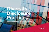 Diversity - Osler, Hoskin & Harcourt · 2021. 1. 7. · 2 DIVERSITY DISCLOSRE PRACTICES Osler, Hoskin & Harcourt ffff2 Table of contents Introduction 3 Developments in diversity: