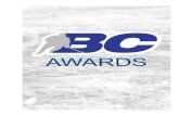 AWARDS - BC Hockey Five - Awards (53... · 2011. 10. 24. · 133. BC Hockey Awards. President’s Award. Awarded to a Minor Hockey Association showing the greatest percentage increase