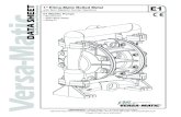 1 Elima-Matic Bolted Metal E1 DATA SHEET Specifications ... · 1C0612 1 • Model E1 Metallic Bolted Explanation of Pump Nomenclature Model Pump Size Wetted Parts Non-Wetted Parts