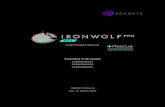 SATA Product Manual - Seagate.com...Seagate IronWolf Pro SATA Product Manual, Rev. G 7 2.0 Drive specifications Unless otherwise noted, all spec ifications are measured under a mbient