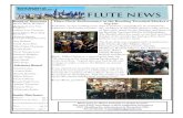 flute society newsletter, vl. 9 is. 2 · 2015. 10. 29. · FLUTE NEWS VOLUME 9, ISSUE 1 Flute Choir Performance at the Reading Terminal Market a ... CPE Bach, JS Bach, and Mozart.