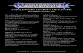 BATTLETOME: LEGIONS OF NAGASH - Warhammer Community · 2018. 12. 17. · Warhammer Age of Sigmar – Battletome: Legions of Nagash, Errata 2 Page 100 – Prince Vhordrai, Fist of