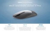 Dell Multi-Device Wireless Mouse - MS5320W Data Sheet · 2020. 10. 16. · DELL MULTI-DEVICE WIRELESS MOUSE – MS5320W Work seamlessly across your desktop, laptop and 2-in-1 with