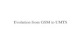 Evolution from GSM to UMTStpo.yolasite.com/resources/GSM overview.pdf · • Intelligent network: a platform for creating and providing additional services. – Enables service evolution.