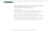 The Forrester Waveâ„¢: Enterprise Public Forrester... The Forrester Wave : Enterprise Public Cloud Platforms,