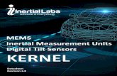 MEMS Inertial Measurement Units Digital Tilt Sensors · The Inertial Labs MEMS KERNEL Inertial Measurement Units & Digital Tilt Sensors are the latest addition to the Inertial Labs