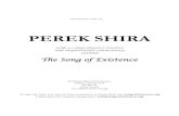 PEREK SHIRA - Song of Existence Preview.pdf · 2021. 1. 13. · 22, 86 Gan Eden, the Livyasan, the sea giants, and the fish are mentioned by the creation of the world. חנ 74, םיבע