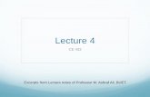 Lecture 4 - University of Asia Pacific 4_CE 433.pdfLecture 4 CE 433 Excerpts from Lecture notes of Professor M. Ashraf Ali, BUET. Modeling BOD as a first order Reaction If L 0 = ultimate