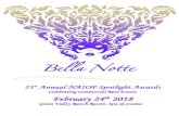 Bella Notte Invitation DRAFT7 (01.05.18)€¦ · Bella Notte February 24th 2018 Celebrating Commercial Real Estate Green Valley Ranch Resort, Spa & Casino. Fontana di Trevi Colosseo