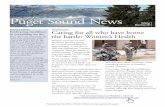 Puget Sound News...Puget Sound News Volume 1 May/June 2011 From the Director Embracing excellence in everything we do Every day I am amazed by the talent and dedication of the staff