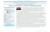 PUBLISHED BYIOP P UBLISHING Journalof Physicsej.iop.org/pdf/jpcm/2008_top_papers.pdfPUBLISHED BYIOP P UBLISHING TOP PAPERS 2008 SHOWCASE In the 20th Anniversary year of Journal of