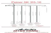 Peiner SK 315-16 - Allied Cranealliedcraneltd.ca/wp-content/uploads/AlliedSK315.pdf · 2018. 11. 21. · Peiner SK 315-16 Confguration I SK 315 on TS 212 (S 35) and TS 213 (S 60)