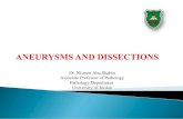 Dr. Nisreen Abu Shahin Associate Professor of Pathology ... · 2-“false” aneurysm - (a.k.a. pseudo-aneurysm) a breach in vascular wall leading to hematoma communicating with intravascular