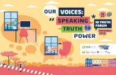 OUR VOICES: !! SPEAKING NI YOUTH · 2020. 11. 20. · Our voices We sought to seek the view of young people aged between 11 and 25 from across Northern Ireland. Whilst there was an